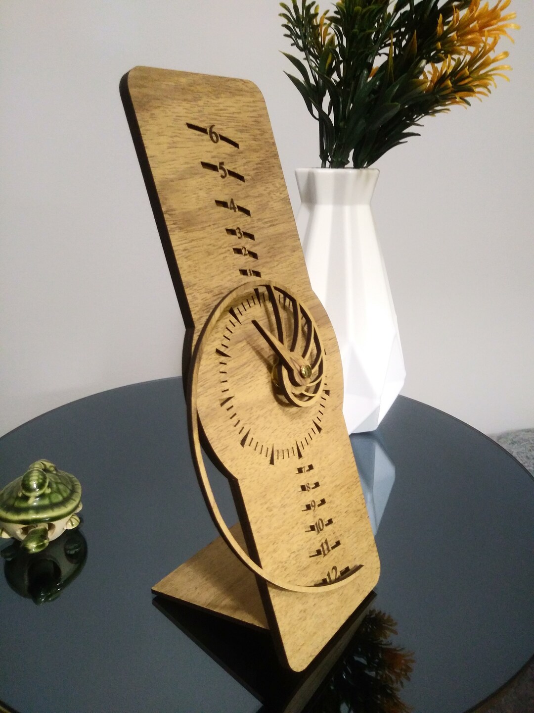 Fibonacci Desk Clock,fibonacci Clock, Montessori Clock, Wood Fibonacci