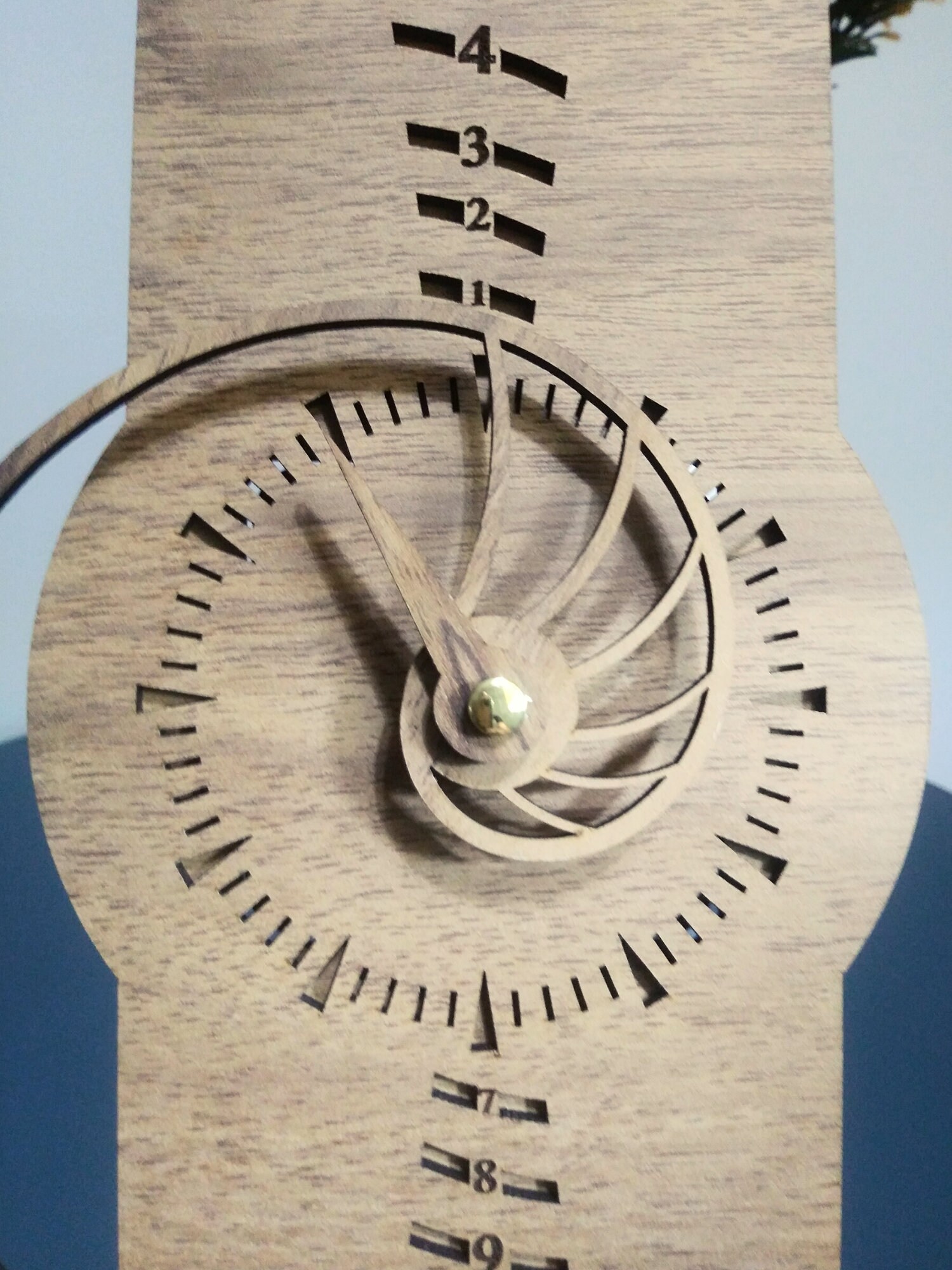 Fibonacci Desk Clock,fibonacci Clock, Montessori Clock, Wood Fibonacci