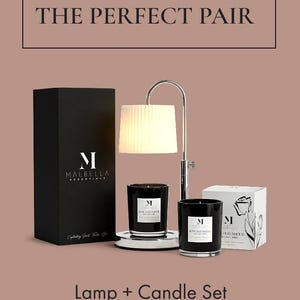 Dimmable Candle Warmer Lamp | Adjustable Height with Timer Function | Luxury Candle & Candle Warmer Gift Set | Coconut Wax Blend Candle image 10