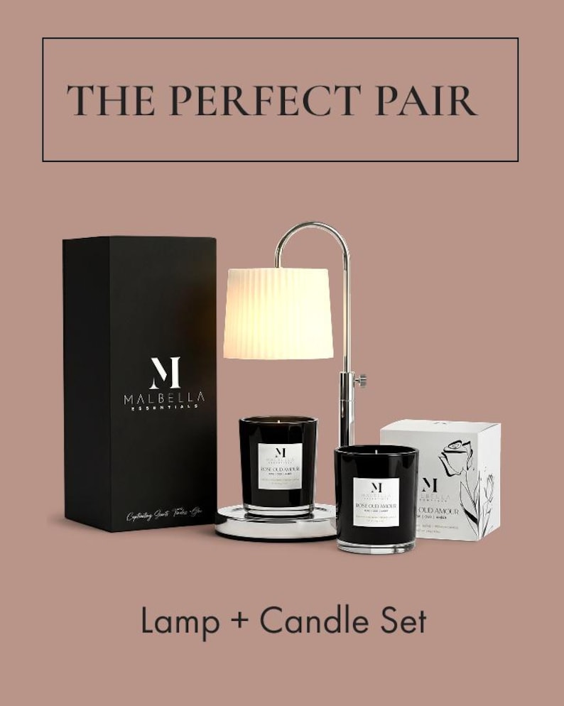 Dimmable Candle Warmer Lamp | Adjustable Height with Timer Function | Luxury Candle & Candle Warmer Gift Set | Coconut Wax Blend Candle image 10
