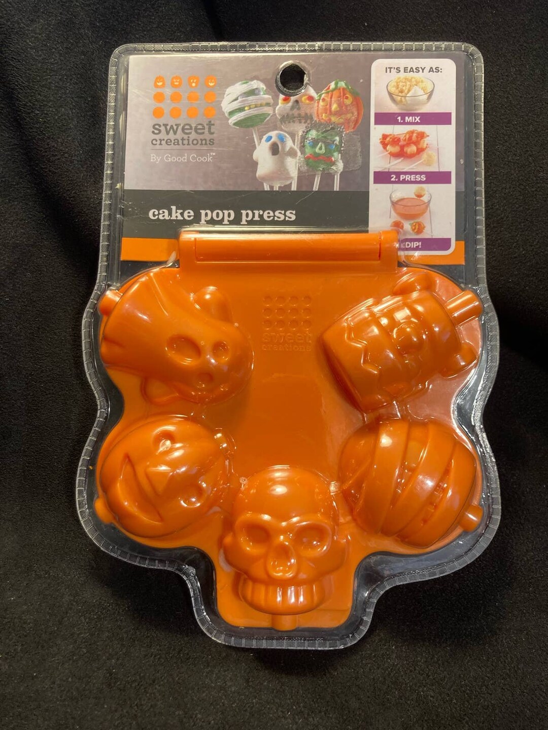 Sweet Creations Cake Pop Press Halloween New 5 Designs Plastic Etsy