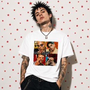 Koszulka 5 Seconds of Summer Punk, koszulka z grafiką 5SOS, koszulka zespołu Pop Punk, awangardowa odzież uliczna, bawełniana koszulka unisex, koszulka w stylu alternatywnym zdjęcie 2