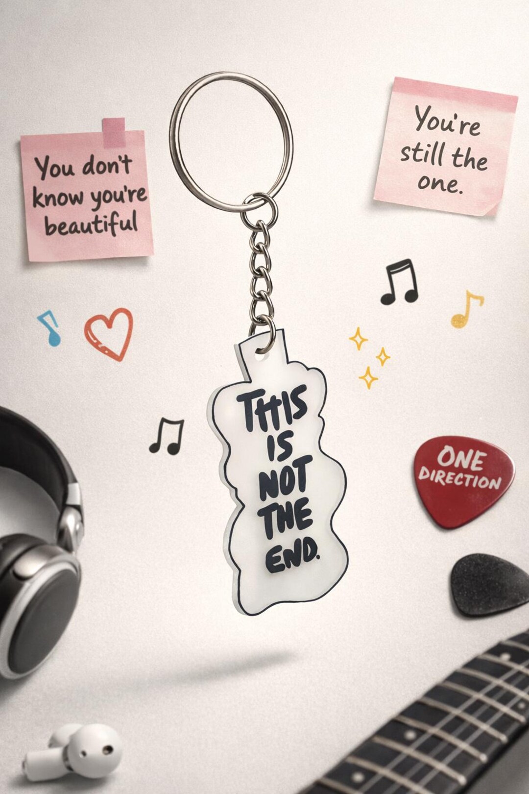 Keychain One Direction Inspired | Directioners Nostalgic Fans ...