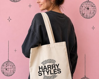 Torba typu Tote Together Harry Styles | Bawełniana torba inspirowana koncertem | prezent dla fana Harry'ego Stylesa z trasy koncertowej 2026