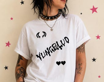 YUNGBLUD-inspiriertes T-Shirt | Alternative Punk Rock Grafik-T-Shirt | Emo-Grunge-Shirt | Unisex-Fanartikel | Kleidung im Gothic-Stil