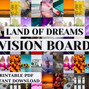 Vision Board Clip Art For Black Women: Manifesting & Affirmation