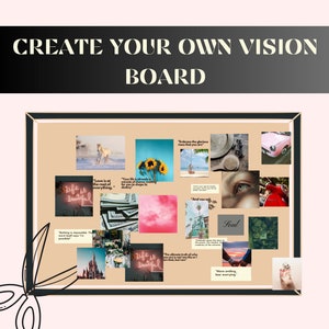 Vision Board Printables With 100 Printables Photos,vision Board Bundle ...