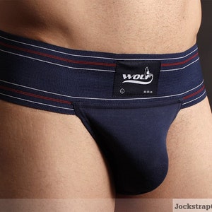 Wolf Athletic Supporter Blue image 1