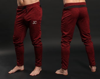 JC Athletic Contact Track Pants (heather red)