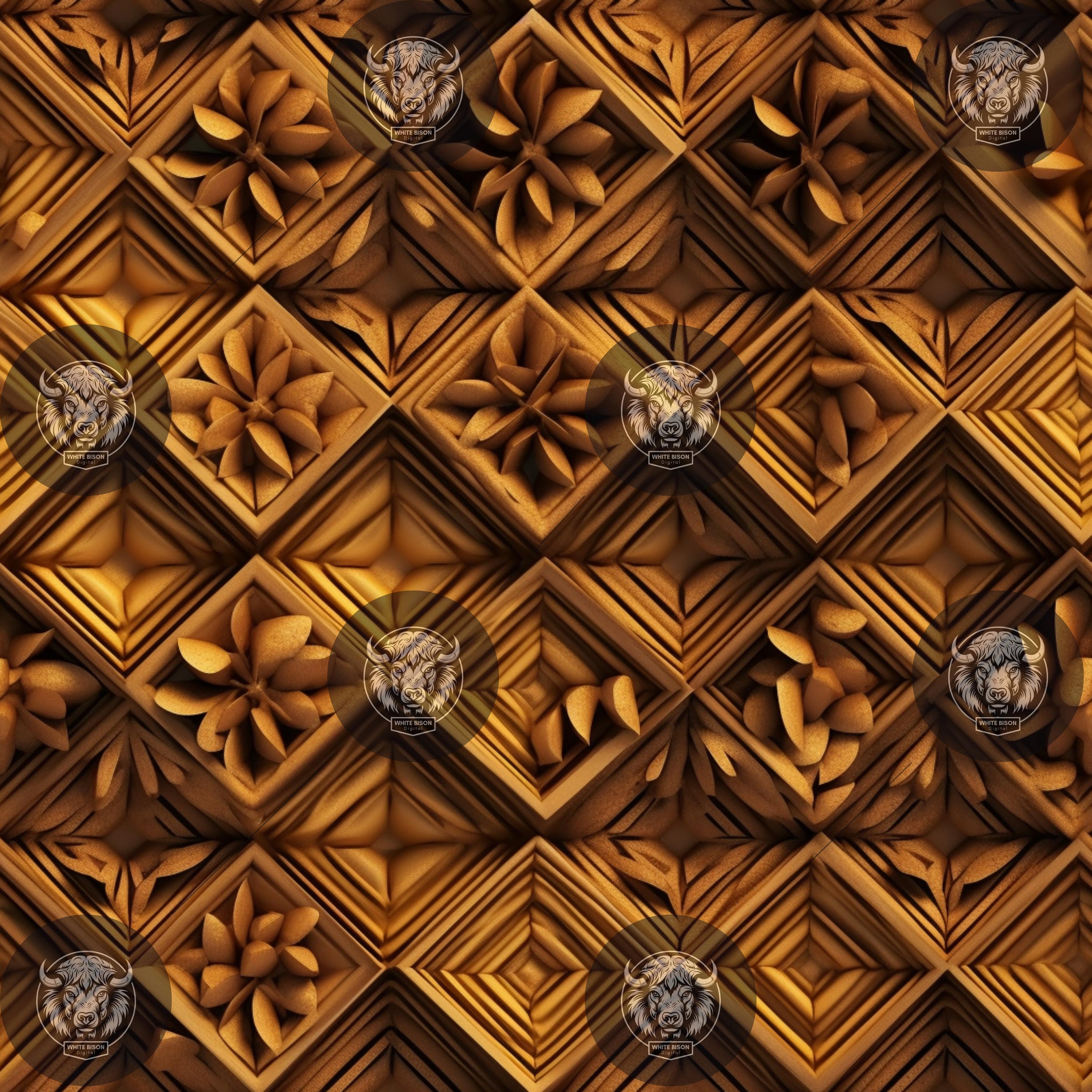 3D Abstract Tile Digital Patterns, 14 Unique Designs, High-quality 300 ...