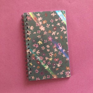 Pratico quadernino tascabile con spirale e pagine a quadretti/righe/bianche - Taccuino artigianale Personalizzabile - ノートブック tascabile