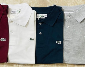 Lacoste Comfortable Short sleeve Polo shirts For Mens