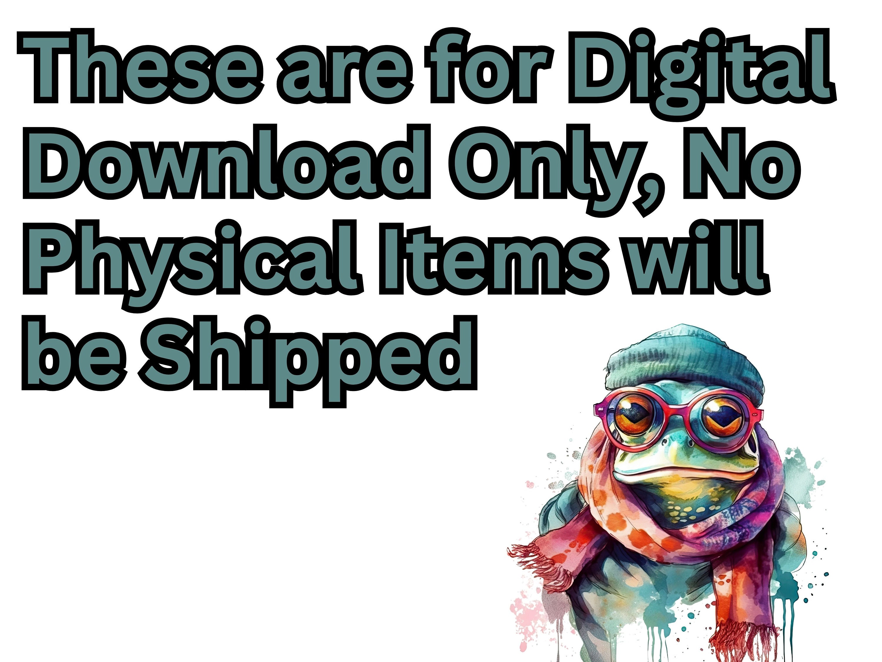 Funny Frogs SVG Frog PNG Frog Stickers Digital Digital Stickers - Etsy