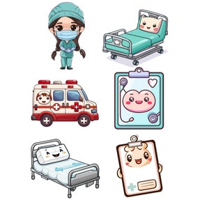 Kawaii Medical Professionals Clipart Collection | Cute Healthcare ...