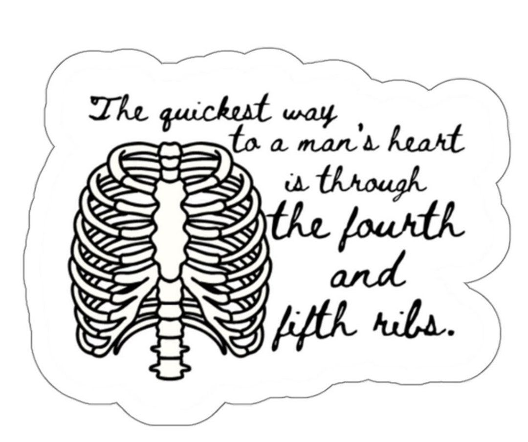 ACOTAR Quickest Way to a Heart Vinyl Kiss-cut Sticker - Etsy