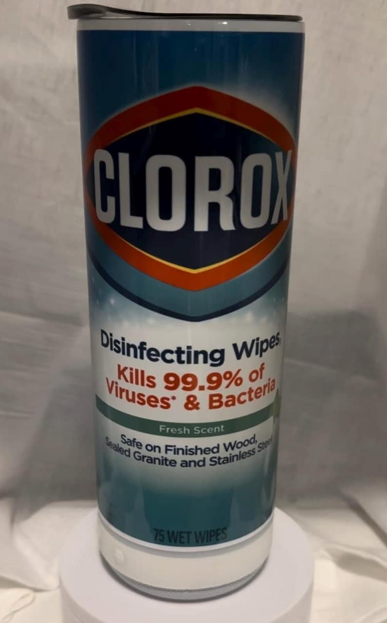 Clorox Tumbler Funny Bridesmaid Groomsman Gag Gift Bleach Novelty Adult Gift Humor image 3