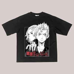 Tokyo Revengers Oversized T-Shirt | Anime Streetwear Graphic Tee | Unisex Otaku Clothing | Japanese Manga Shirt