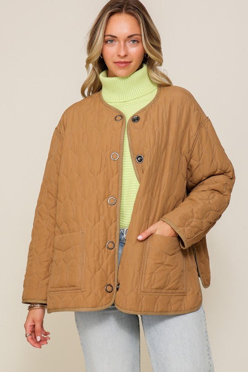 Reflective Quilted Puffer Jacket
