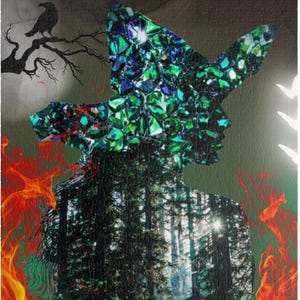 Halloween Jigsaw Puzzle Gemstone Witch Spooky Gift for Adults Family- Rompecabezas Halloween Bruja Regalo- Puzzle Halloween Sorciere Cadeau