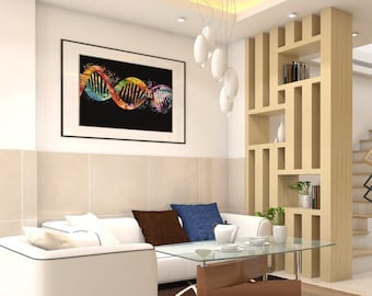 DNA Digital Art, Digital Science Art, Molecular Aesthetics, Biotechnology Art, Genetics Art, Molecular Illustration, Digital Molecular Art