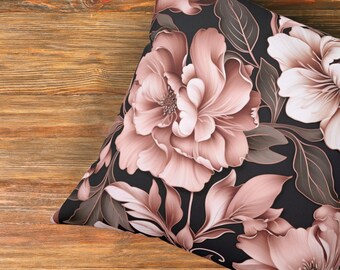 Floral, Home Decor, Floral Bedroom Decor, Rose Gold Home Decor, Couch Pillows, Floral Throw Pillows, Botanical Pillows, Botanical Home Decor