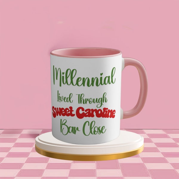 2000’s Retro Coffee Mug 00's Nostalgic Mug Bar Close Songs from the 2000's Born in the 90's 00's Era Gift Good Times Millennial Two Tone Mug