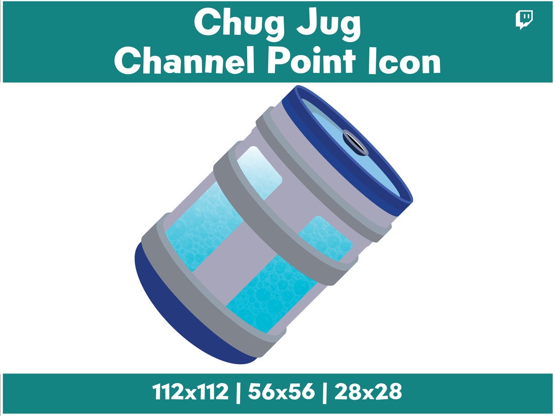 Chug Jug Channel Point Icon for Twitch Etsy
