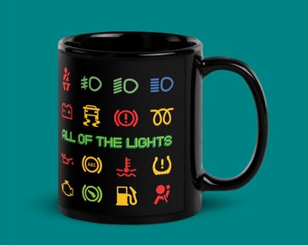 All Of The Lights Mug | Car Lights Mug | Car Mugs | Gearhead Mugs