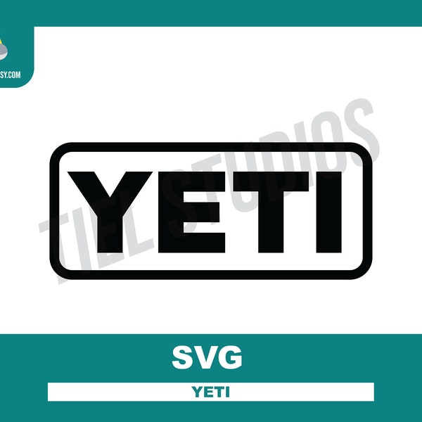 YETI Logo | Layered SVG for Cricut | svg | png | jpg | eps