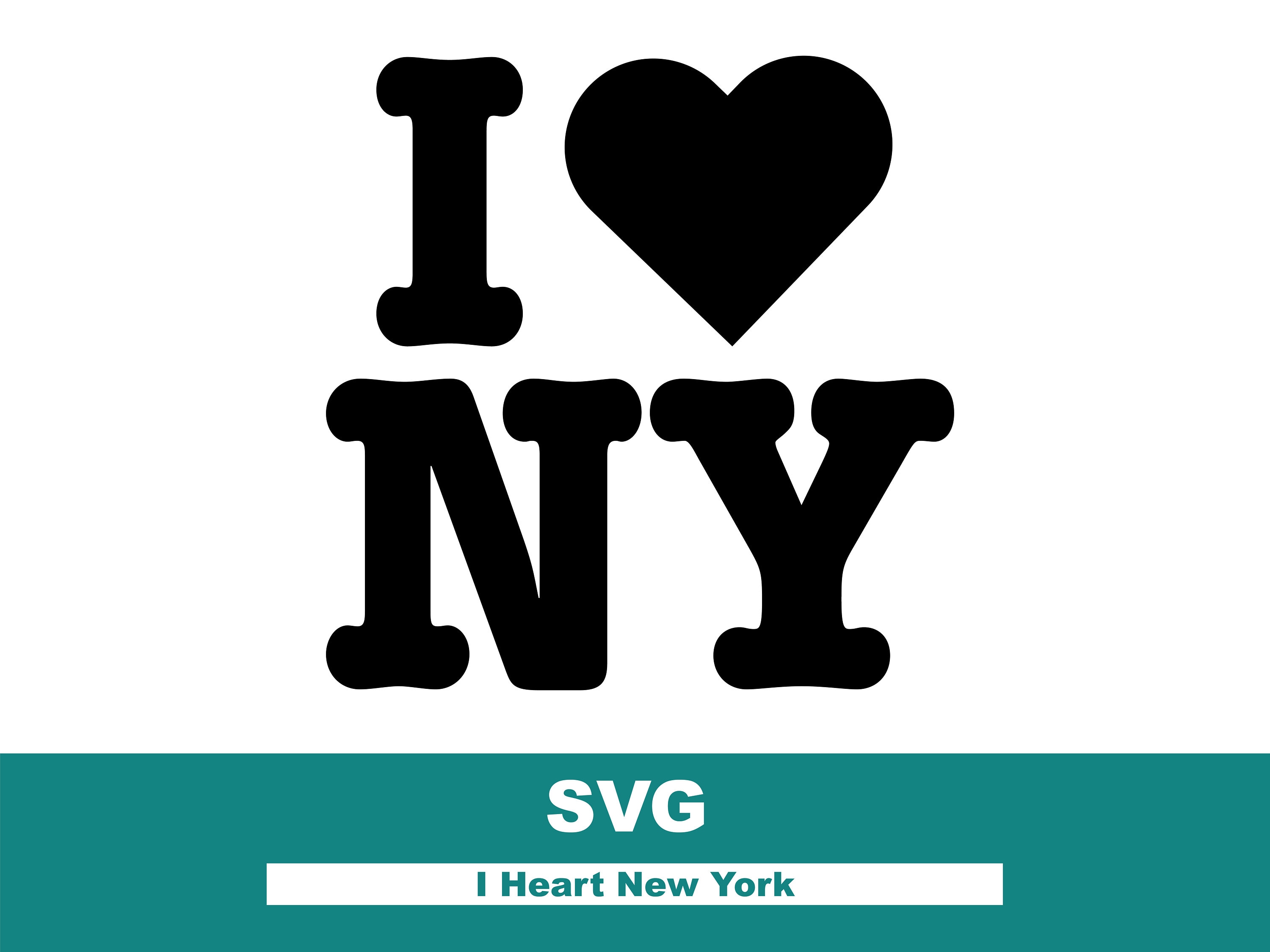 I Heart New York SVG for Cricut Svg Png Jpg Eps Etsy Canada
