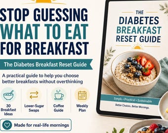 Diabetes Breakfast Reset Guide - Low-Sugar Breakfast Ideas and Weekly Meal Planner