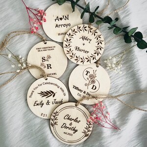 Personalized Coaster Favors for Wedding, Creative Useful Wedding Favors, Unique Wedding Favor idea, Rustic Bulk Wedding Favor Guest Magnet
