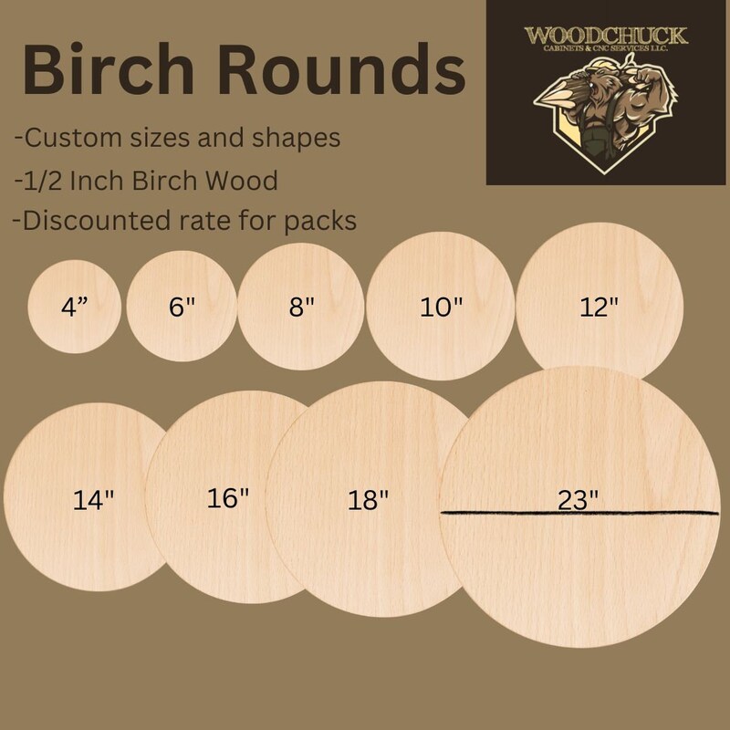 Wood Rounds - Etsy