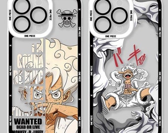 Japanese Cool Anime Cartoon Pirate Gear 5 iPhone phone case - Shockproof iPhone 15 14 11 Pro Max 13 12 Mini XR XS X 8 7 6 6S Plus SE 2020
