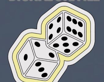 Dice 3D Print Freshie Mold Housing STL file