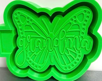 Grandma Butterfly 3D Print Freshie Mold Housing STL file