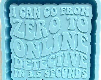 Zero To Online Detective 3D Print Freshie Mold Housing STL file