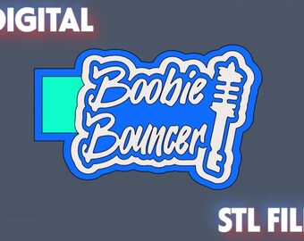 BOOBIE BOUNCER 3D Print Freshie Mold Housing STL file