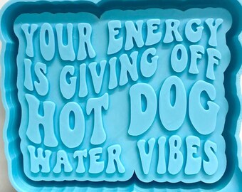 Hot Dog Water Vibes 3D Print Freshie Mold Housing STL file
