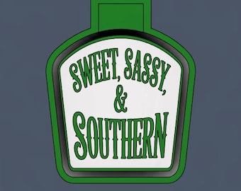 Sweet Sassy Sotherner 3D Print Freshie Mold Housing STL file