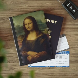 Secure and Stylish: Mona Lisa RFID Blocking Passport Holder