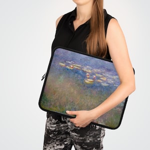 Serenity in Style: Claude Monet Water Lilies Laptop Case