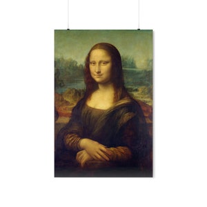 Mona Lisa Poster On Museum-Grade Paper | Sizes up to 24x36