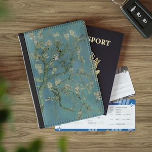 Travel in Style with Van Gogh&#39;s Almond Blossoms Passport Holder