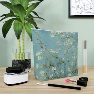 Almond Blossom Cotton Cosmetic Bag