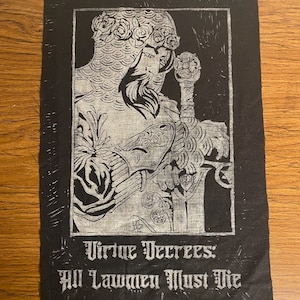 Virtue Decrees Large Punk Patch