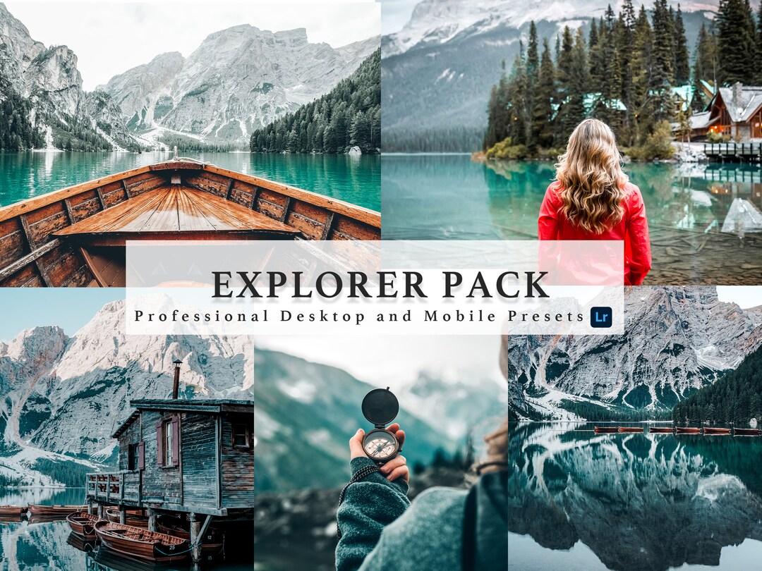 10 EXPLORER Lightroom Mobile and Desktop Presets, Travel Presets