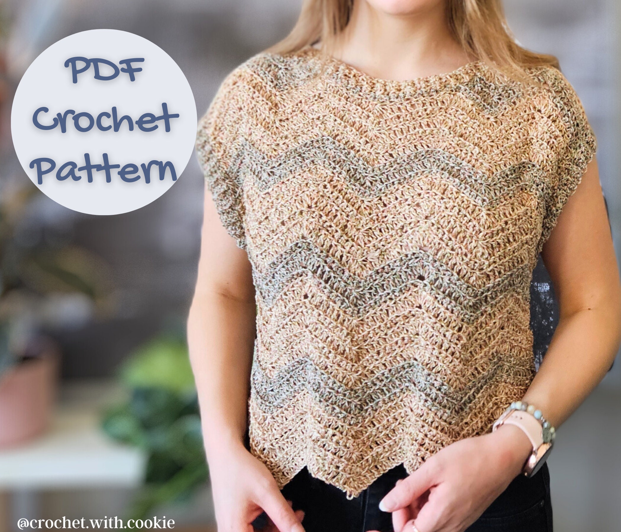 40 Paid and Free Crochet Chevron Patterns To Try Today 21 Chevron Crochet Top Pattern: Beginner-Friendly Summer Vest