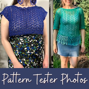 Starry Sky Top Crochet Pattern, Crochet Summer Top Pattern, Instant Download, Beginner Crochet Top Pattern, Wearable Project, PDF image 6