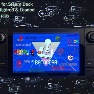 Steam Deck Batocera 1TB Micro SD card Over 13,000 Retro Games